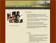 Tablet Screenshot of nozizwe.co.za